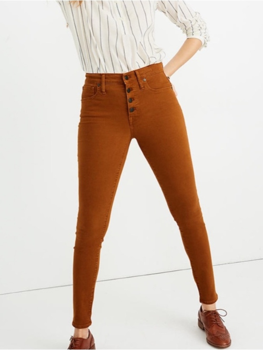 MADEWELL 9" High-Rise Skinny Jeans - Size 28